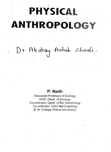 anthropology p.nath book pdf download